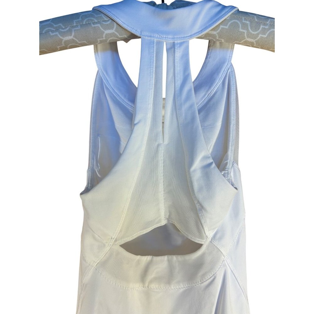 Lululemon Womens XS White Racerback Compression Tank Top Built in Bra - Picture 2 of 8